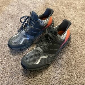 Adidas Ultra 4D Gray Pink Gradient Running Shoes Men’s Size 12